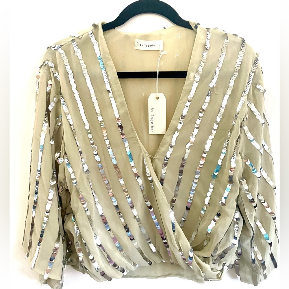 NWT By Together Sequence Blouse